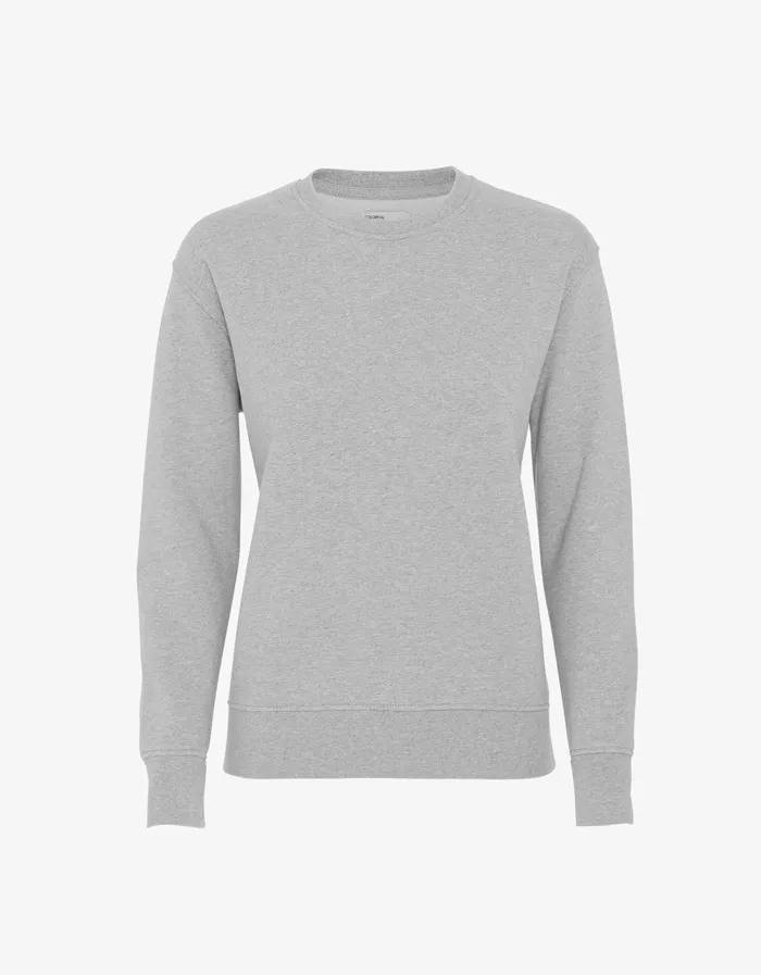 Women Women Classic Organic Crew 8211 Heather Grey Crewneck Sweatshirts Colorfulstandard Women Women Classic Organic Crew 8211 Heather Grey Crewneck Sweatshirts Colorfulstandard