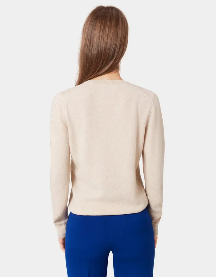 Women Women Light Merino Wool Crew Soft Lavender Colorful Standard Knit Sweaters
