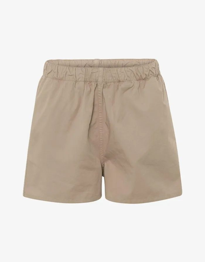 Women Women Organic Twill Shorts Desert Khaki Colorful Standard Shorts
