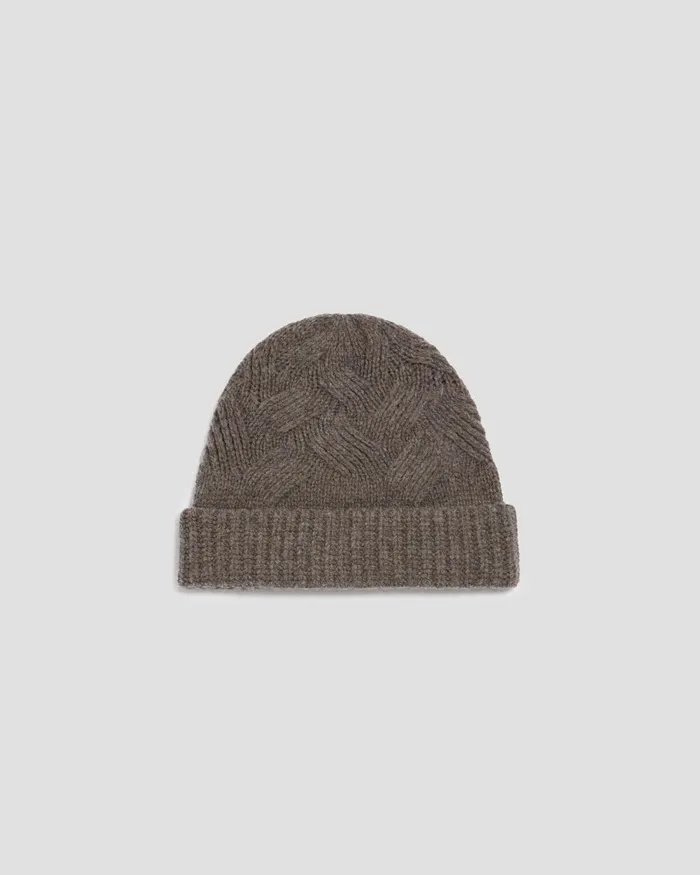 Women Wool Beanie Steeple Gray Comptoir Des Cotonniers