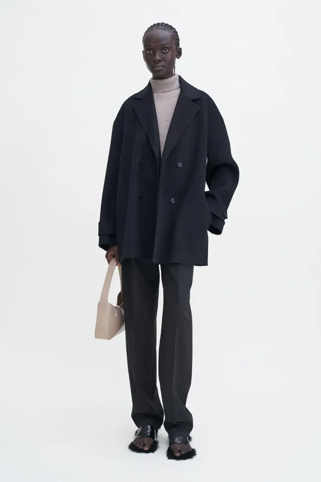 Women Wool Cashmere Jacket Black Filippa K Outerwear