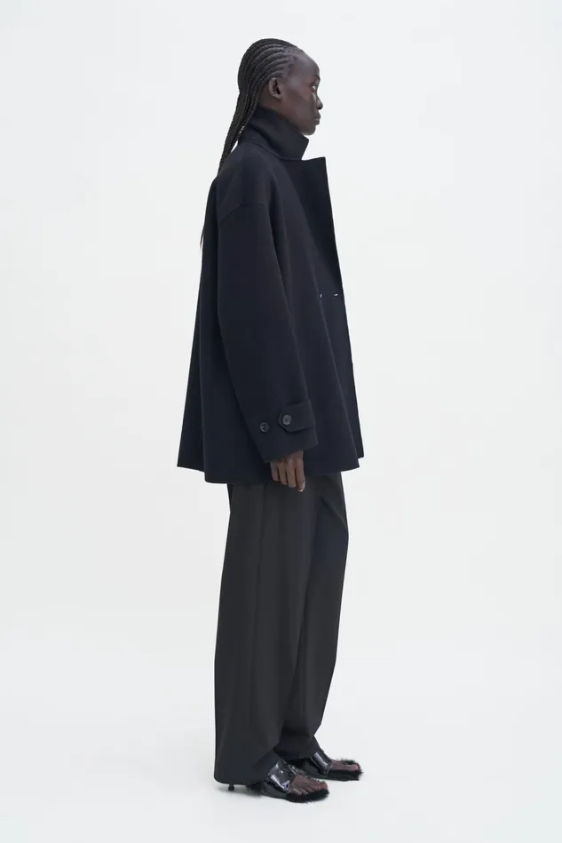 Women Wool Cashmere Jacket Black Filippa K Outerwear