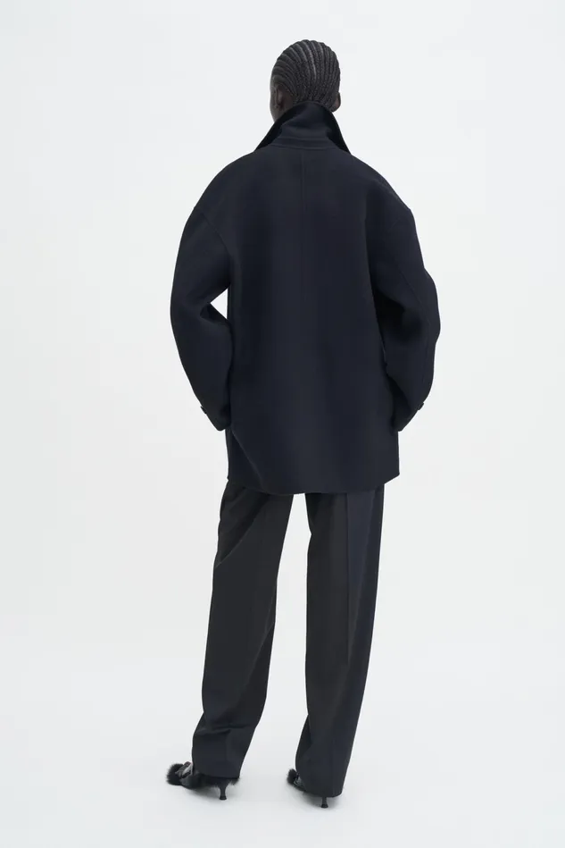 Women Wool Cashmere Jacket Black Filippa K Outerwear