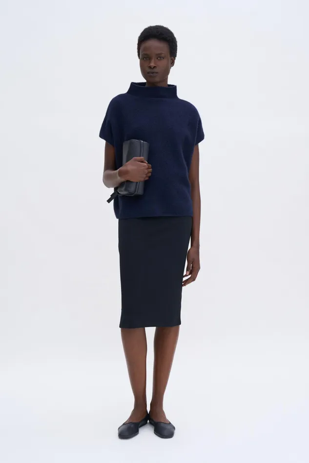Women Ximena Sweater Navy Filippa K Knitwear