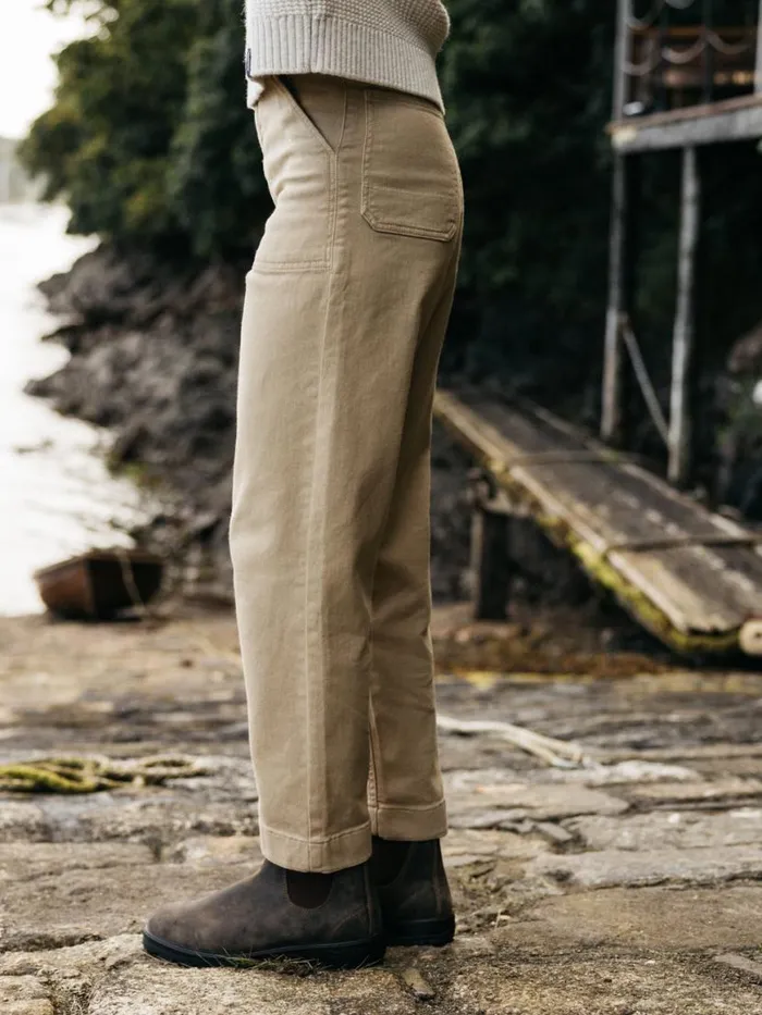 Women Yarrel Canvas Trouser Flint Finisterre Trousers and Leggings