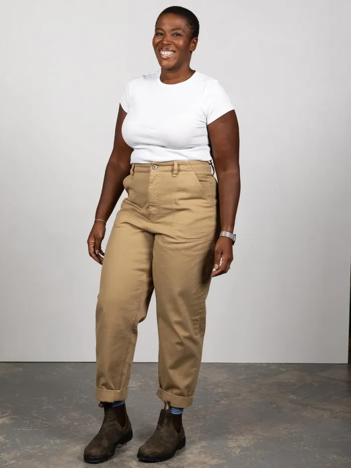 Women Yarrel Canvas Trouser Flint Finisterre Trousers and Leggings