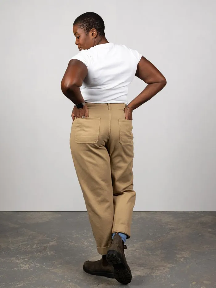 Women Yarrel Canvas Trouser Flint Finisterre Trousers and Leggings