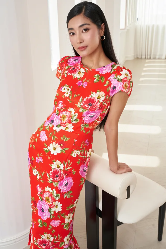 Women YUMI KIM Dresses ANNIE DRESS Lunar Magic Red