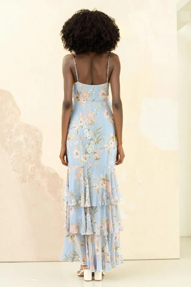 Women YUMI KIM Dresses CARMINE MAXI DRESS Amalfi Sky