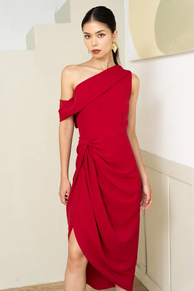 Women YUMI KIM Dresses CHARISSE DRESS Red Wine