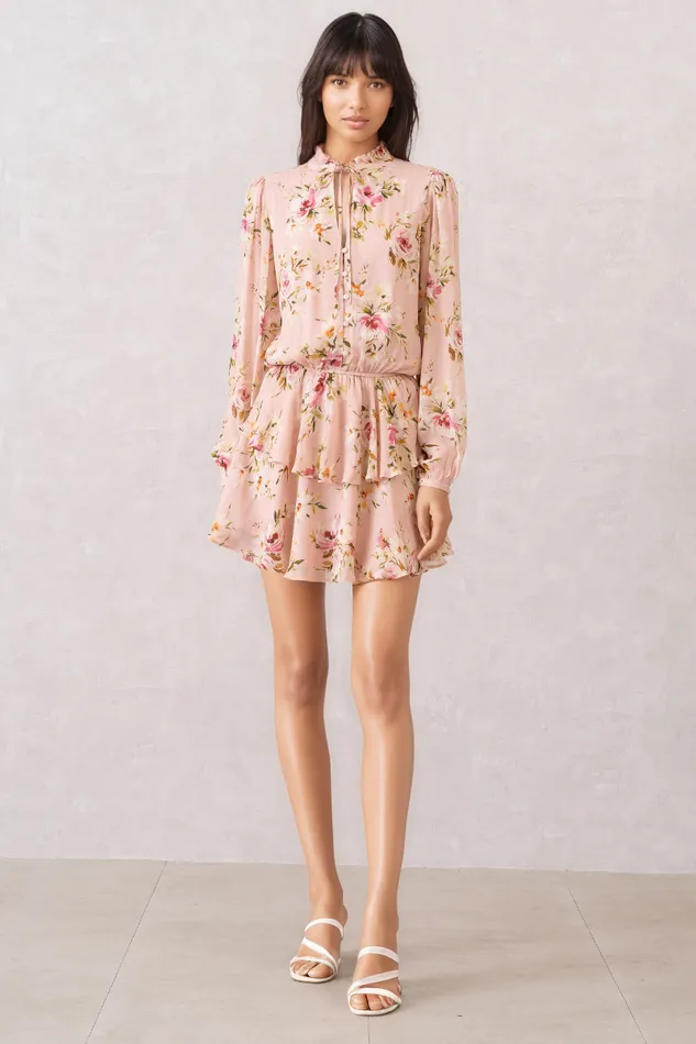 Women YUMI KIM Dresses LOVE ALWAYS DRESS Floral Dawn Blush