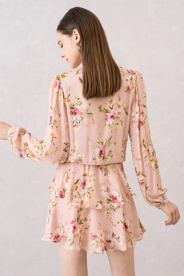 Women YUMI KIM Dresses LOVE ALWAYS DRESS Floral Dawn Blush