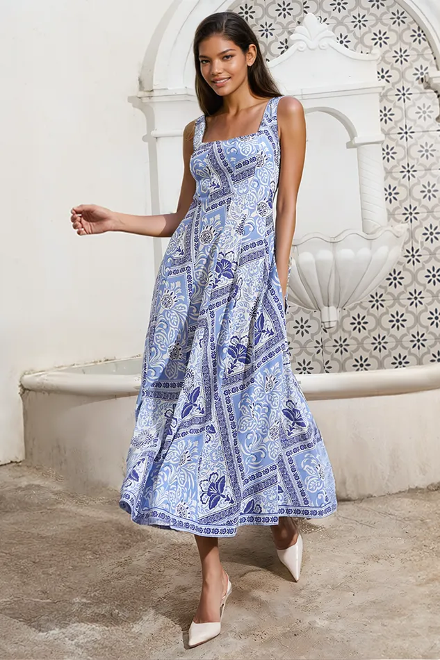 Women YUMI KIM Dresses SIENNA DRESS Monaco Cyan