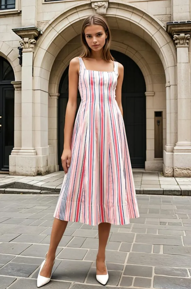 Women YUMI KIM Dresses SIENNA DRESS Nantucket Red Stripes