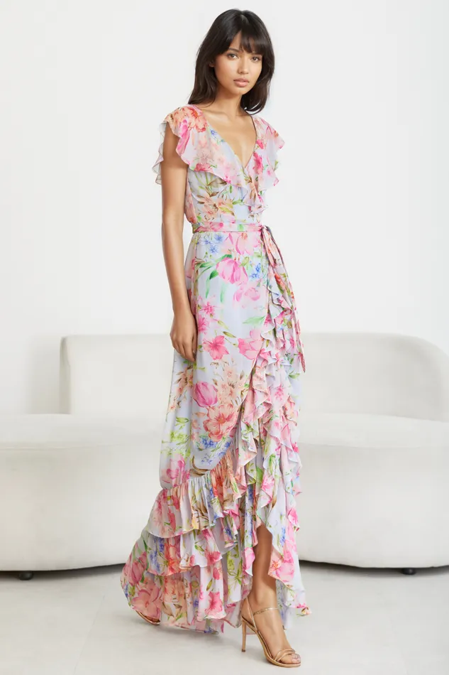 Women YUMI KIM Dresses TILDA MAXI DRESS Shining Light Blue