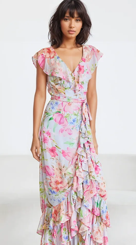 Women YUMI KIM Dresses TILDA MAXI DRESS Shining Light Blue