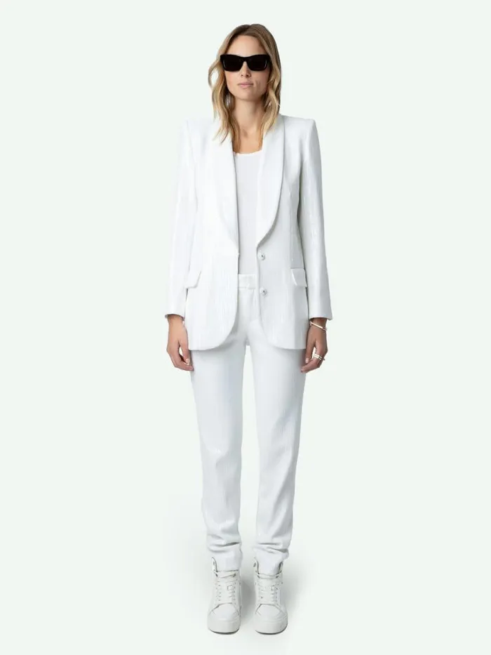 Women Zadig and Voltaire Blazers Vive Sequin Blazer Judo