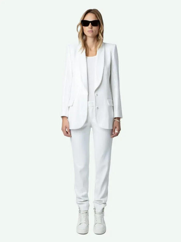 Women Zadig and Voltaire Blazers Vive Sequin Blazer Judo