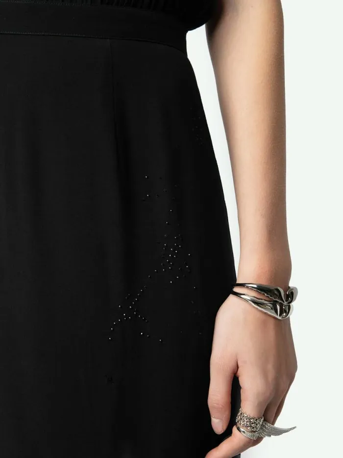 Women Zadig and Voltaire Dresses and Skirts Rimaz Dress Black Women Zadig and Voltaire Dresses and Skirts Rimaz Dress Black