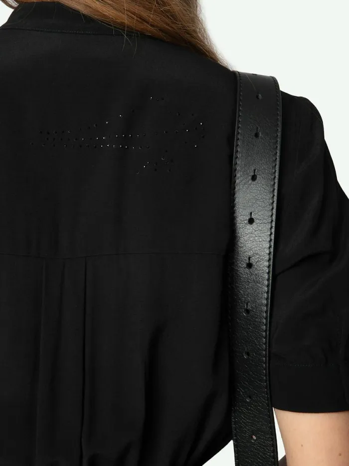 Women Zadig and Voltaire Dresses and Skirts Rimaz Dress Black Women Zadig and Voltaire Dresses and Skirts Rimaz Dress Black