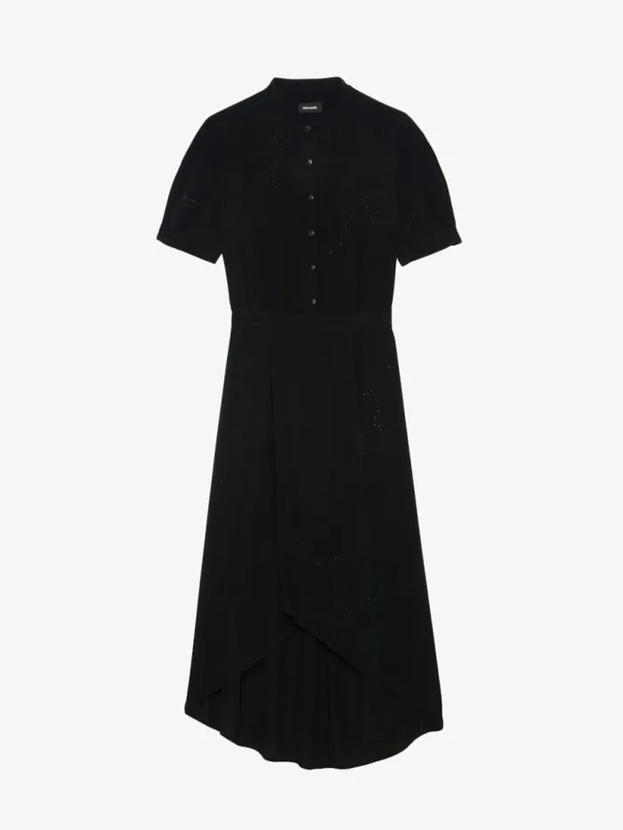 Women Zadig and Voltaire Dresses and Skirts Rimaz Dress Black Women Zadig and Voltaire Dresses and Skirts Rimaz Dress Black