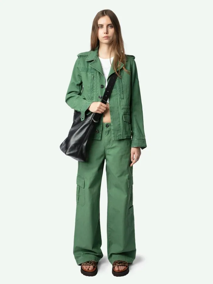 Women Zadig and Voltaire Jackets and Coats Klimi Parka Coriander