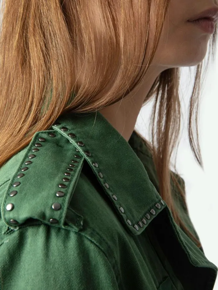 Women Zadig and Voltaire Jackets and Coats Klimi Parka Coriander Women Zadig and Voltaire Jackets and Coats Klimi Parka Coriander