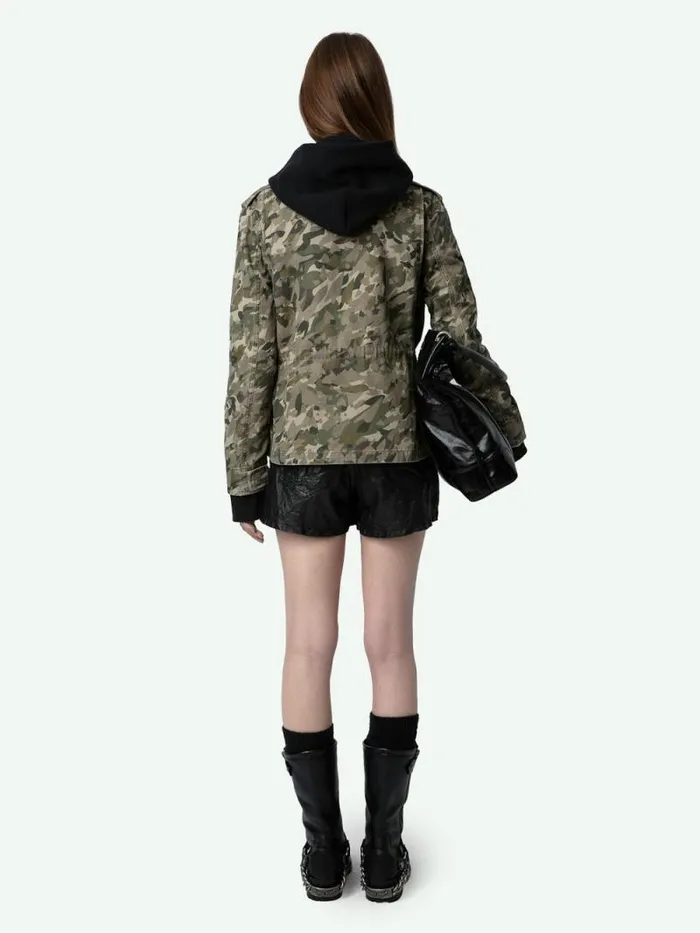 Women Zadig and Voltaire Jackets and Coats Krisa Parka Grass Women Zadig and Voltaire Jackets and Coats Krisa Parka Grass