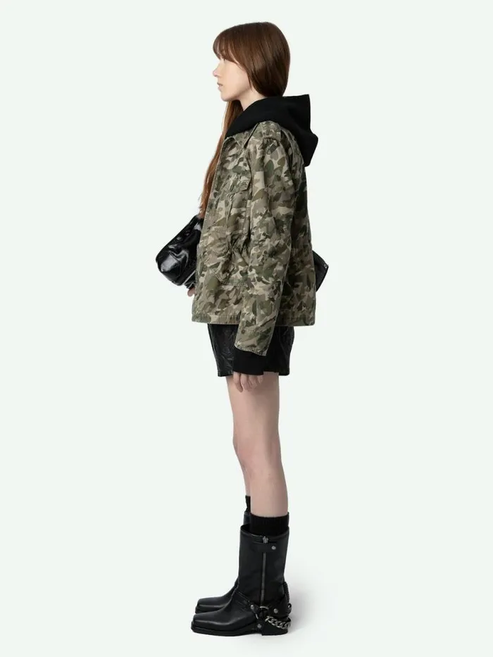 Women Zadig and Voltaire Jackets and Coats Krisa Parka Grass Women Zadig and Voltaire Jackets and Coats Krisa Parka Grass