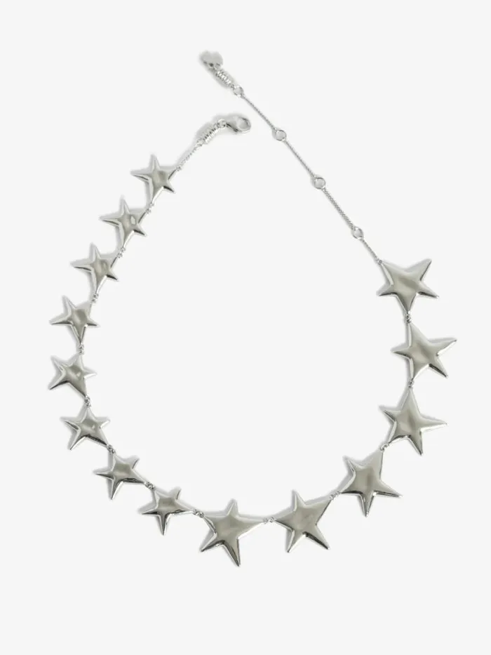 Women Zadig and Voltaire Jewelry Nova Necklace Shiny Silver