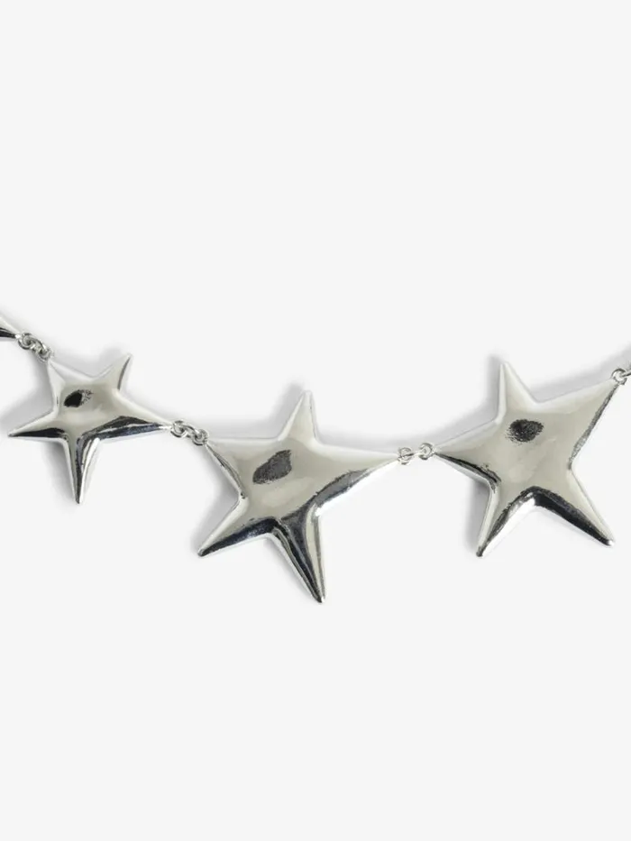 Women Zadig and Voltaire Jewelry Nova Necklace Shiny Silver Women Zadig and Voltaire Jewelry Nova Necklace Shiny Silver
