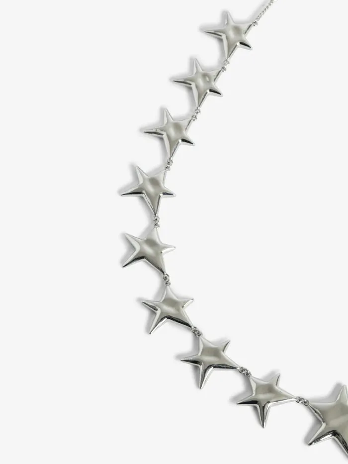 Women Zadig and Voltaire Jewelry Nova Necklace Shiny Silver Women Zadig and Voltaire Jewelry Nova Necklace Shiny Silver