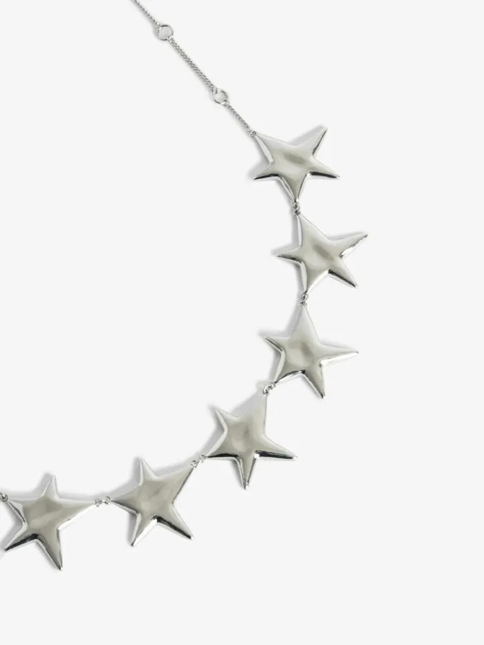 Women Zadig and Voltaire Jewelry Nova Necklace Shiny Silver Women Zadig and Voltaire Jewelry Nova Necklace Shiny Silver