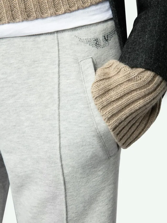 Women Zadig and Voltaire Pants and Shorts Chill Sweatpants Gris Chine Clai Women Zadig and Voltaire Pants and Shorts Chill Sweatpants Gris Chine Clai