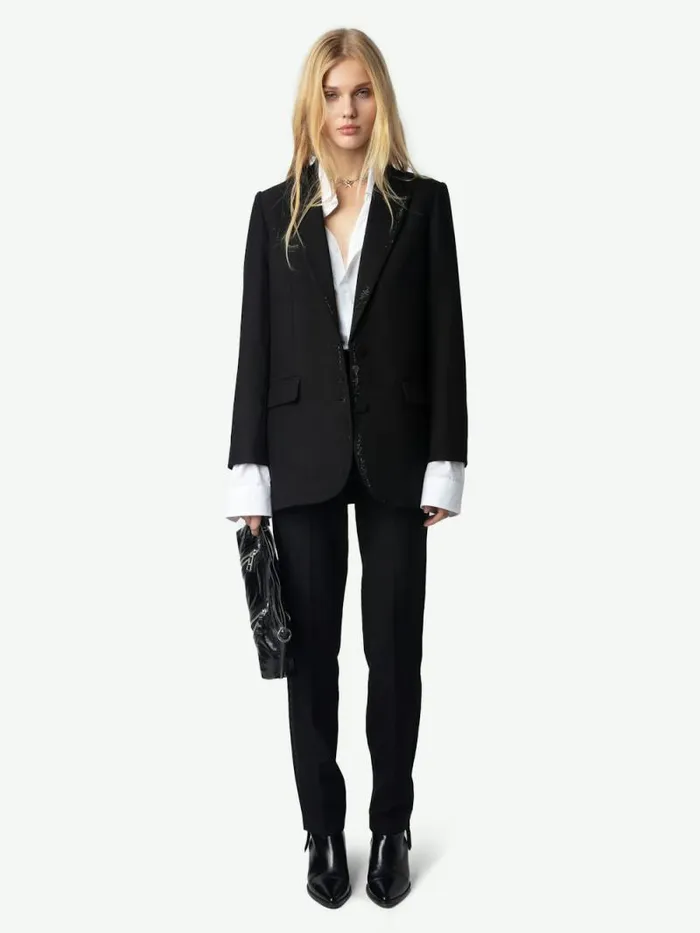 Women Zadig and Voltaire Pants and Shorts Panny Pants Black