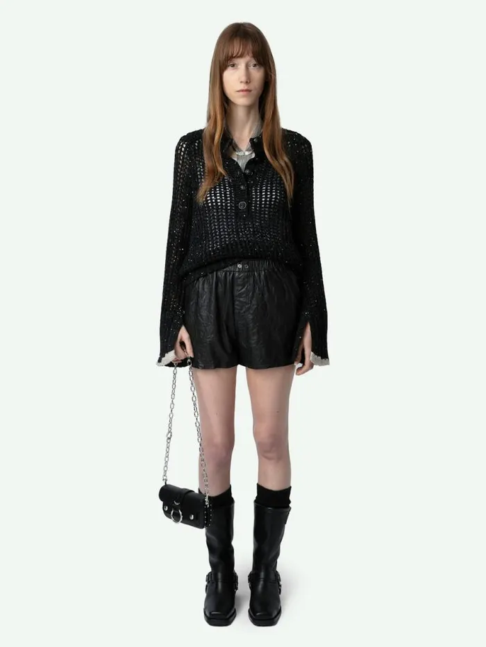 Women Zadig and Voltaire Sweaters and Cardigans Halty Sweater Black
