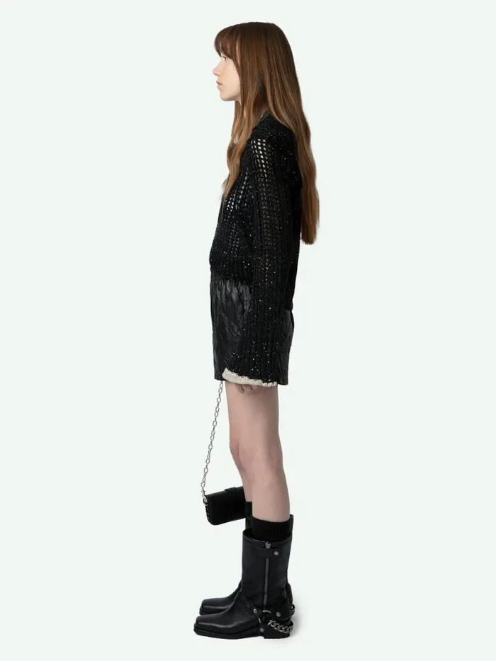 Women Zadig and Voltaire Sweaters and Cardigans Halty Sweater Black Women Zadig and Voltaire Sweaters and Cardigans Halty Sweater Black