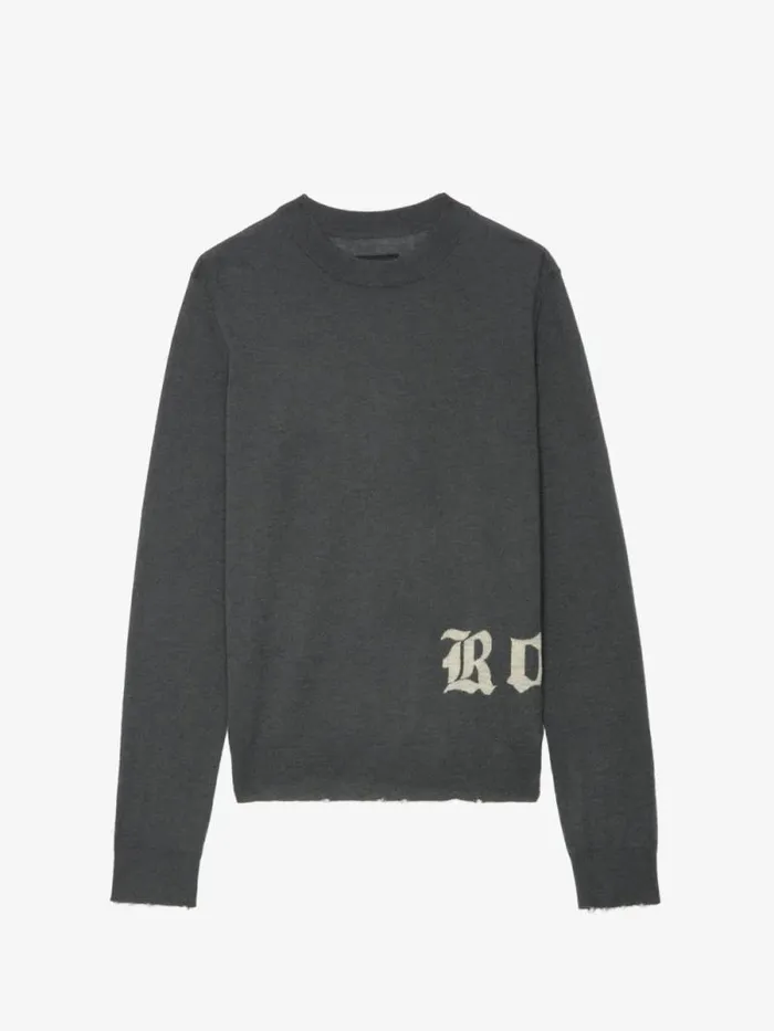 Women Zadig and Voltaire Sweaters and Cardigans Ivy Cashmere Sweater Anthracite Women Zadig and Voltaire Sweaters and Cardigans Ivy Cashmere Sweater Anthracite