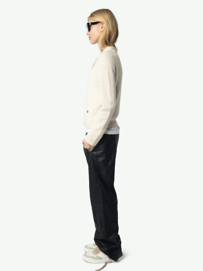 Women Zadig and Voltaire Sweaters and Cardigans Marcya Cashmere Cardigan Ecru
