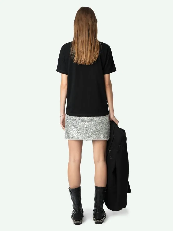 Women Zadig and Voltaire TShirts Marta Tshirt Black