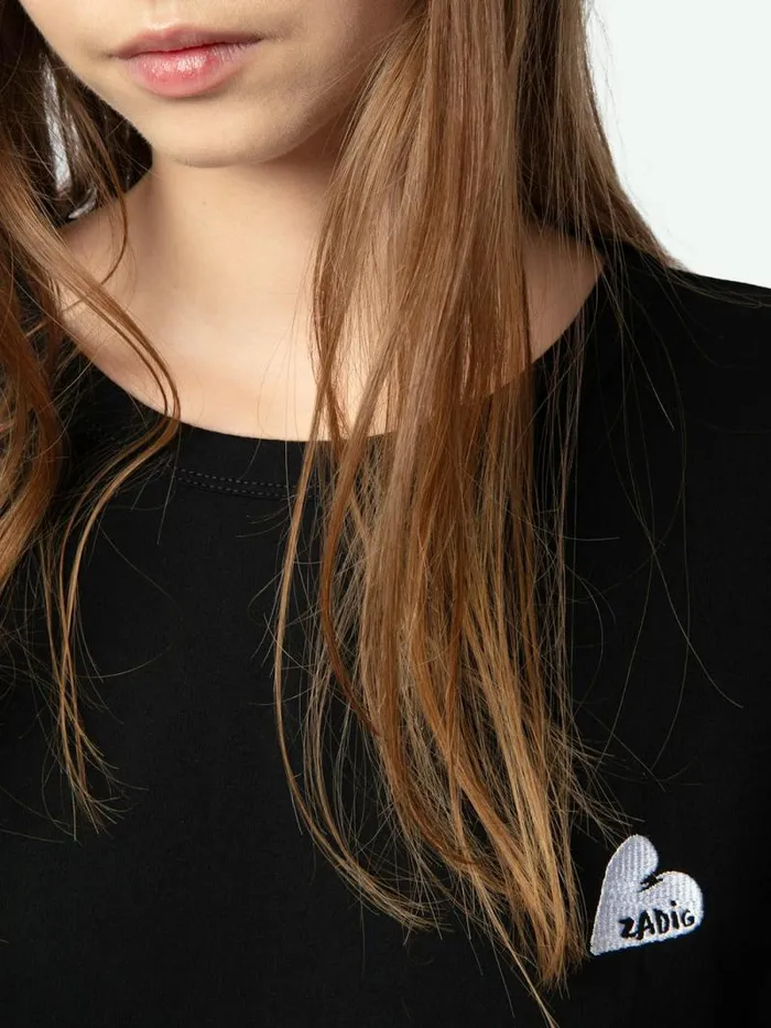 Women Zadig and Voltaire TShirts Marta Tshirt Black