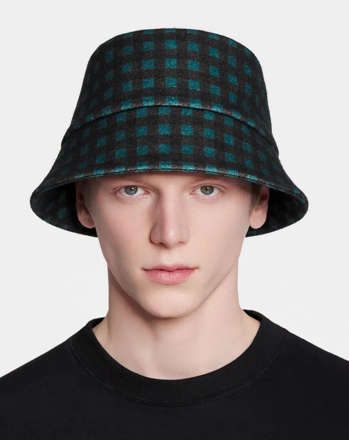 Wool Bucket Hat Blackdragon Men Lanvin Hats Wool Bucket Hat Blackdragon Men Lanvin Hats