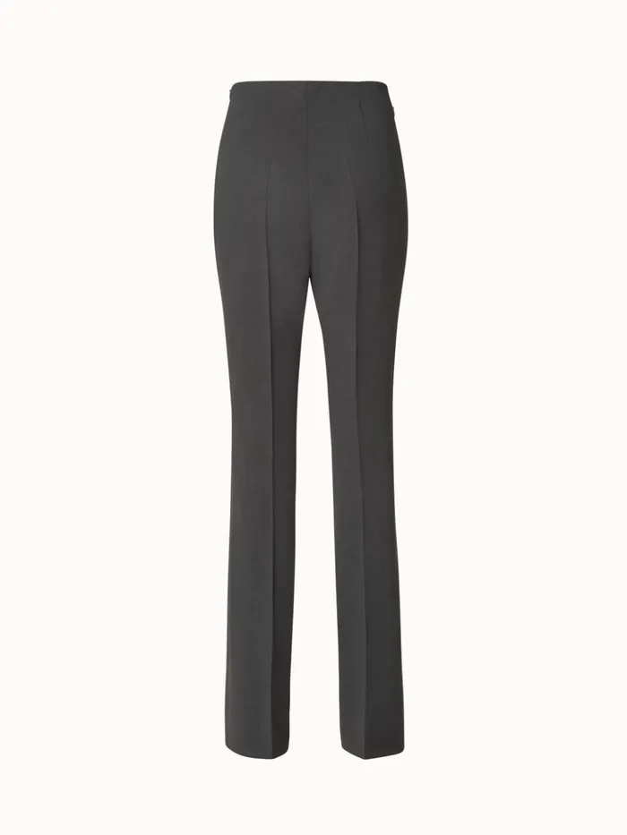 Wool DoubleFace Bootcut Pants Moss Women Akris Pants