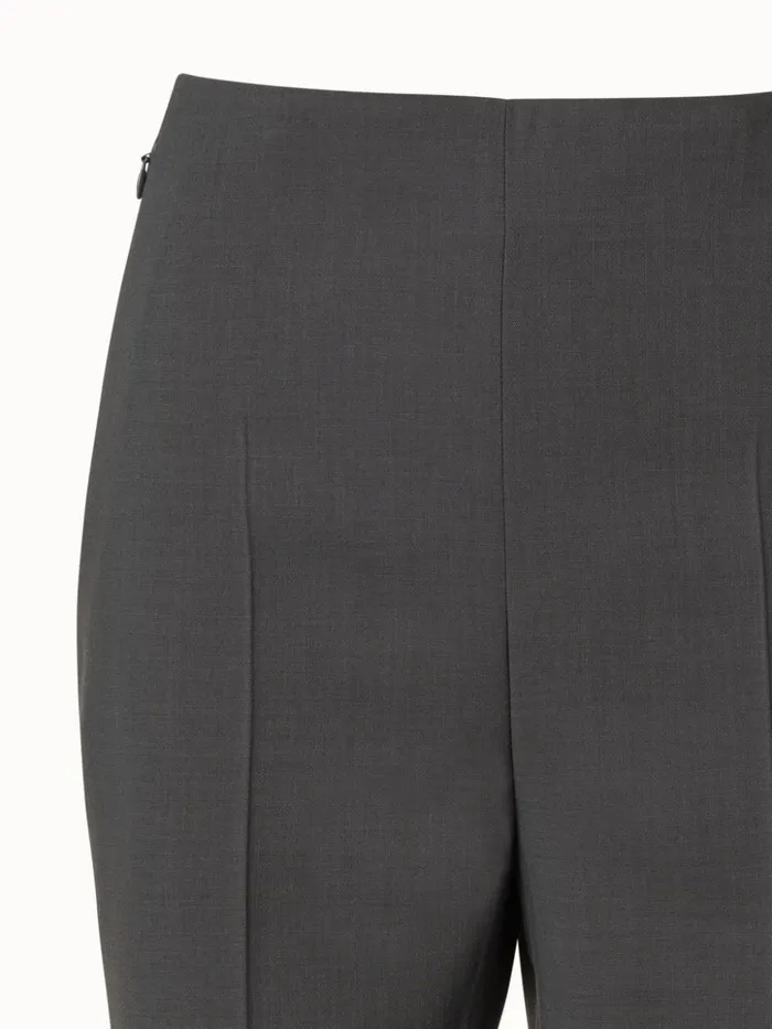Wool DoubleFace Bootcut Pants Moss Women Akris Pants