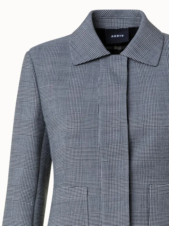 Wool DoubleFace Jacket Blackecru Women Akris Jackets