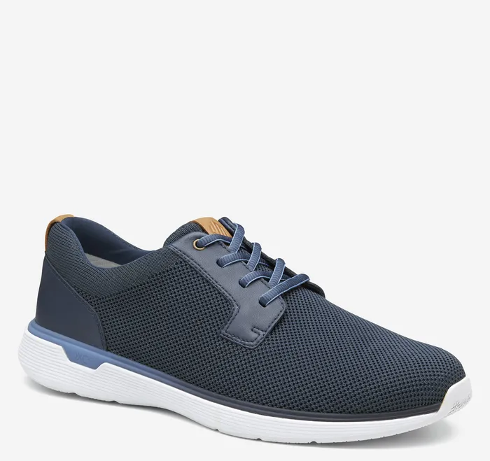 XC4 Prentiss 2 Knit Plain Toe Navy Knit Sneakers Johnston and Murphy Men