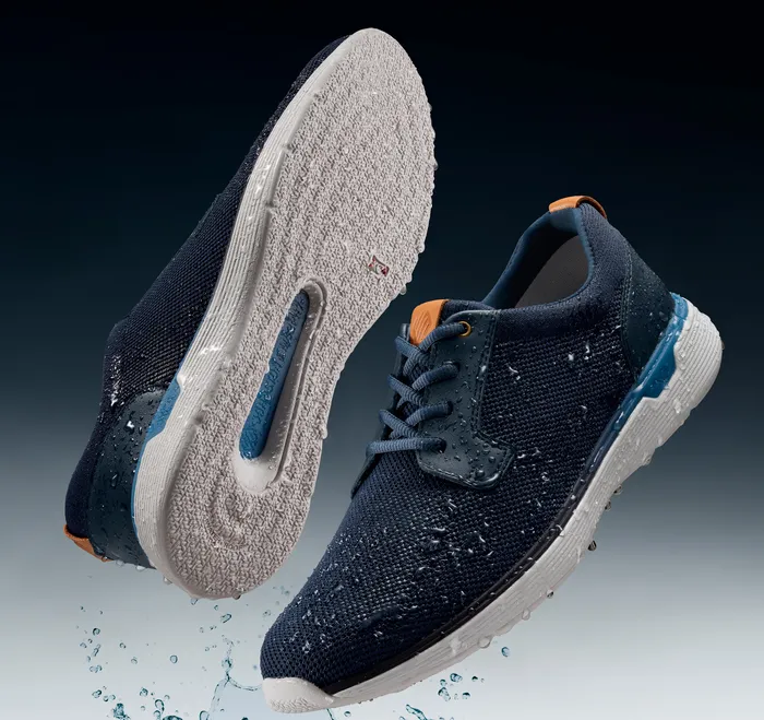 XC4 Prentiss 2 Knit Plain Toe Navy Knit Sneakers Johnston and Murphy Men