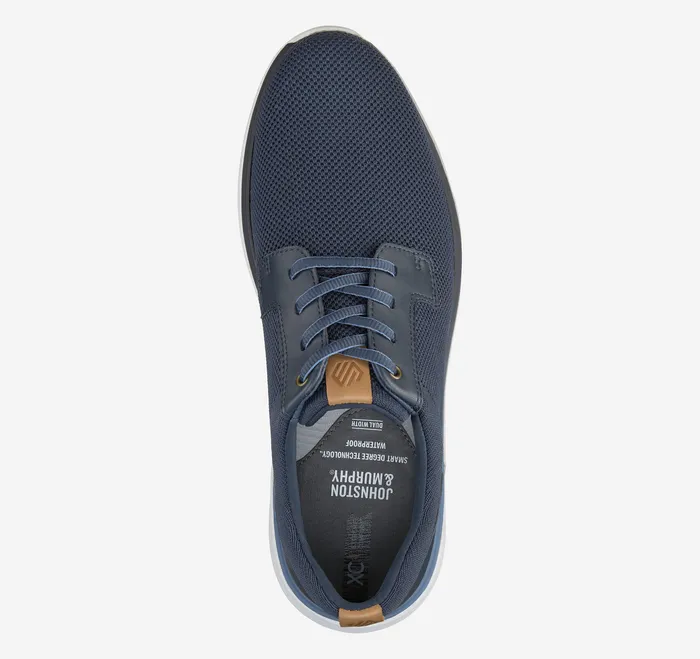 XC4 Prentiss 2 Knit Plain Toe Navy Knit Sneakers Johnston and Murphy Men
